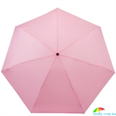Зонт женский механический компактный облегченный ТРИ СЛОНА RE-E-673D-8 розовый, однотонный