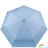 Зонт женский автомат ТРИ СЛОНА RE-E-365D-6 голубой, однотонный