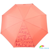 Зонт женский автомат H.DUE.O (АШ.ДУЭ.О) HDUE-227-4 оранжевый, абстракция