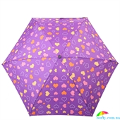 Зонт женский компактный облегченный механический H.DUE.O (АШ.ДУЭ.О) HDUE-160-2 фиолетовый, абстракция