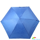 Зонт женский компактный облегченный механический H.DUE.O (АШ.ДУЭ.О) HDUE-106-navy синий, однотонный