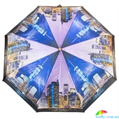 Зонт женский автомат ТРИ СЛОНА RE-E-135Q-3 разноцветный, города