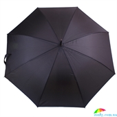 Зонт-трость мужской полуавтомат GUY de JEAN (Ги де ЖАН) FRH-BRISTOL черный, однотонный