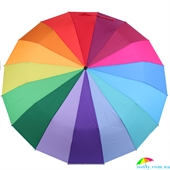 Зонт женский механический GUY de JEAN (Ги де ЖАН) FRH-ARC-EN-CIEL разноцветный, радуга (градиент)