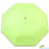 Зонт женский полуавтомат FARE (ФАРЕ) FARE5547-neon-yellow зеленый, однотонный