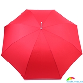 Зонт-трость женский полуавтомат FARE (ФАРЕ), серия "Lightmatic" FARE7850-red красный, однотонный