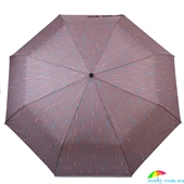 Зонт женский компактный механический HAPPY RAIN (ХЕППИ РЭЙН) U42655-7 серый, абстракция