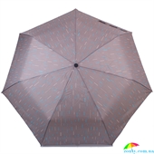 Зонт женский облегченный автомат HAPPY RAIN (ХЕППИ РЭЙН) U46855-7 серый, абстракция