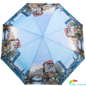 Зонт женский автомат MAGIC RAIN (МЭДЖИК РЕЙН) ZMR7251-14 голубой, города