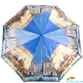Зонт женский полуавтомат MAGIC RAIN (МЭДЖИК РЕЙН) ZMR4333-08 голубой, города