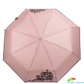 Зонт женский механический компактный облегченный ART RAIN (АРТ РЕЙН) ZAR3512-73 розовый, цветы