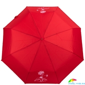 Зонт женский механический компактный облегченный ART RAIN (АРТ РЕЙН) ZAR3512-74 красный, люди