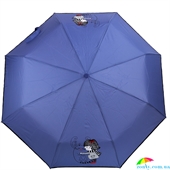 Зонт женский механический компактный облегченный ART RAIN (АРТ РЕЙН) ZAR3511-2 синий, люди