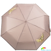 Зонт женский механический компактный облегченный ART RAIN (АРТ РЕЙН) ZAR3511-7 серый, животные