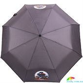 Зонт детский механический компактный облегченный ART RAIN (АРТ РЕЙН) ZAR3517-85 серый, абстракция
