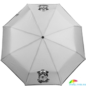 Зонт детский механический компактный облегченный ART RAIN (АРТ РЕЙН) ZAR3517-87 серый, животные