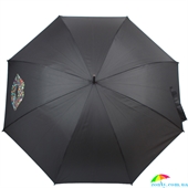 Зонт-трость женский полуавтомат с UV-фильтром DOPPLER (ДОППЛЕР) DOP740765KI-3 черный, абстракция