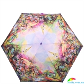 Зонт женский облегченный компактный механический LAMBERTI (ЛАМБЕРТИ) Z75116-L1857A-0PB2 разноцветный, города