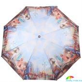Зонт женский облегченный компактный механический LAMBERTI (ЛАМБЕРТИ) Z75325-L1812A-0PB2 голубой, города