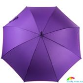 Зонт-трость женский полуавтомат UNITED COLORS OF BENETTON U56018 фиолетовый, однотонный
