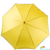 Зонт-трость женский полуавтомат UNITED COLORS OF BENETTON U56017 желтый, однотонный