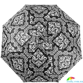 Зонт женский автомат FERRE (ФЕРРЕ) HDUE-F6002-8 черный, абстракция