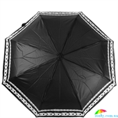 Зонт женский автомат BALDININI (БАЛДИНИНИ) HDUE-BALD42-2 черный, абстракция