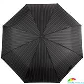 Зонт мужской автомат DOPPLER (ДОППЛЕР) DOP74667BFG-5 черный, полоска