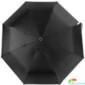 Зонт женский полуавтомат FARE (ФАРЕ) FARE5529-black-silver черный, двухсторонний