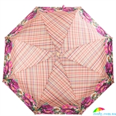 Зонт женский  полуавтомат ART RAIN (АРТ РЕЙН) ZAR3616-3 розовый, цветы