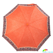 Зонт женский механический компактный облегченный ART RAIN (АРТ РЕЙН) ZAR5316-5 оранжевый, абстракция