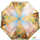 Зонт женский компактный облегченный механический TRUST (ТРАСТ) ZTR58476-1617 разноцветный, города