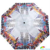 Зонт женский автомат  TRUST (ТРАСТ) Z33377-102 разноцветный, города