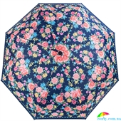 Зонт женский механический компактный облегченный ART RAIN (АРТ РЕЙН) ZAR3516-44 разноцветный, цветы