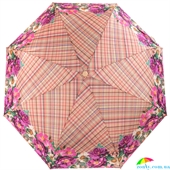 Зонт женский механический компактный облегченный ART RAIN (АРТ РЕЙН) ZAR3516-46 разноцветный, цветы