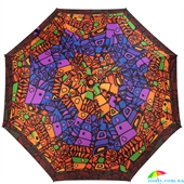 Зонт женский автомат AIRTON (АЭРТОН) Z3915-3313 разноцветный, абстракция