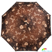 Зонт женский автомат AIRTON (АЭРТОН) Z3915-2142 коричневый, цветы
