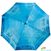 Зонт женский автомат AIRTON (АЭРТОН) Z3915-3498 голубой, абстракция