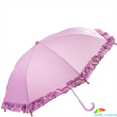 Зонт-трость детский механический AIRTON (АЭРТОН) Z1552-150A розовый, однотонный