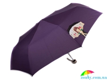Зонт женский механический компактный AIRTON (АЭРТОН) Z3512-3 фиолетовый, механический, люди