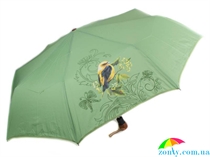 Зонт женский полуавтомат AIRTON (АЭРТОН) Z3651-5 зеленый, полуавтомат, животные