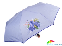 Зонт женский полуавтомат AIRTON (АЭРТОН) Z3651-1 голубой, полуавтомат, цветы