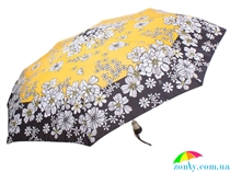 Зонт женский полуавтомат AIRTON (АЭРТОН) Z3615-20 желтый, полуавтомат, цветы