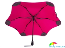 Противоштормовой зонт женский полуавтомат BLUNT (БЛАНТ) Bl-xs-pink розовый, полуавтомат, однотонный