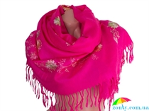 Женский шерстяной шарф 170 на 69 см ETERNO (ЭТЕРНО) ES0206-7-pink