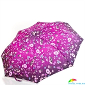 Зонт женский полуавтомат ZEST (ЗЕСТ) Z53626A-6 фиолетовый, полуавтомат, цветы