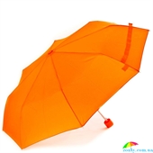 Зонт женский механический компактный облегченный FARE (ФАРЕ) FARE5008-orange оранжевый, механический, однотонный