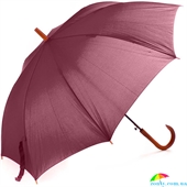Зонт-трость женский полуавтомат FARE (ФАРЕ) FARE1132-bordo красный, полуавтомат, однотонный