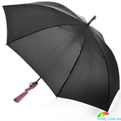Зонт-трость мужской полуавтомат FARE (ФАРЕ) FARE7007-black черный, однотонный