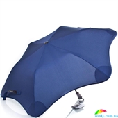 Противоштормовой зонт женский полуавтомат BLUNT (БЛАНТ) Bl-xs-navy синий, полуавтомат, однотонный